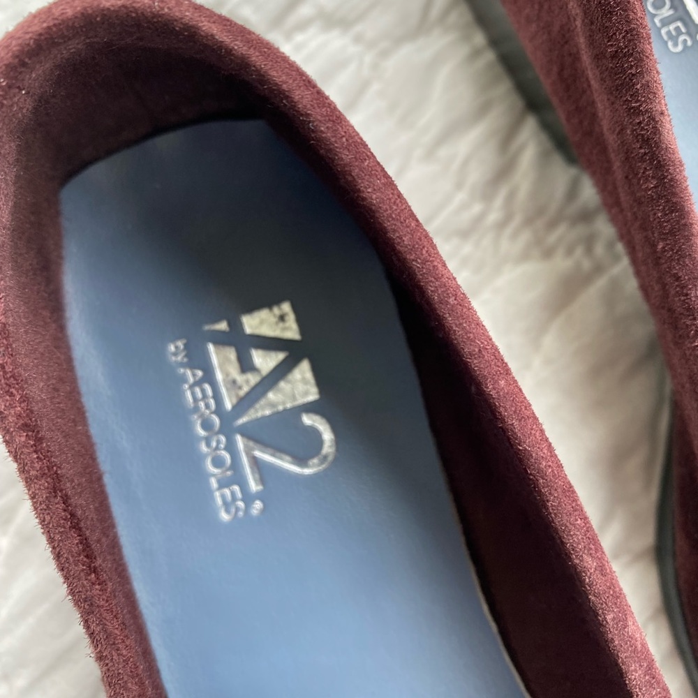 Aerosoles suede/nubuck loafers - Picture 3 of 4